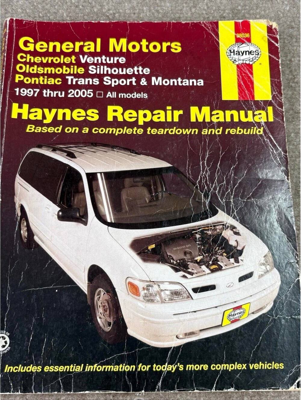 Haynes Repair Manual 1997-2005 Van Chevy Venture & Similar Styles 799-223